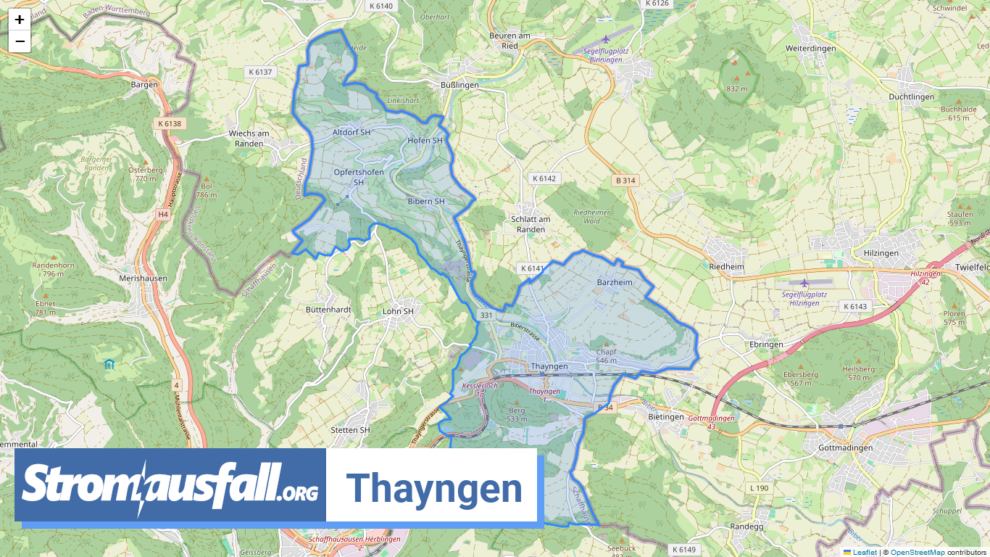 stromausfall ch gemeinde thayngen