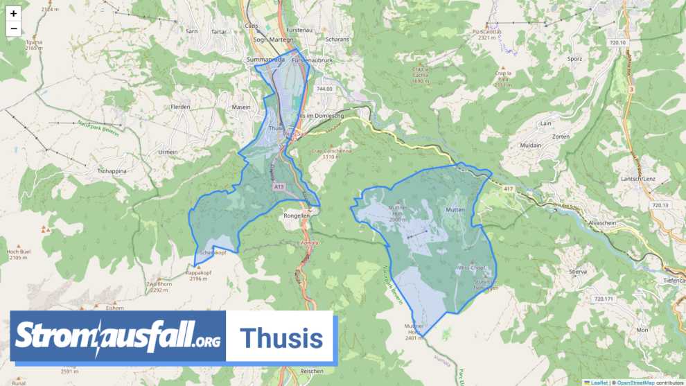 stromausfall ch gemeinde thusis