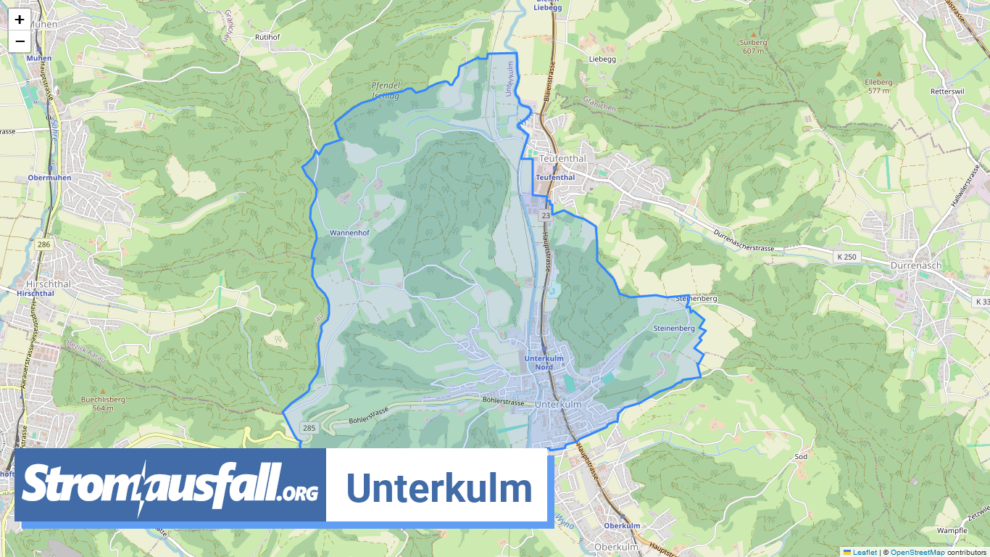 stromausfall ch gemeinde unterkulm