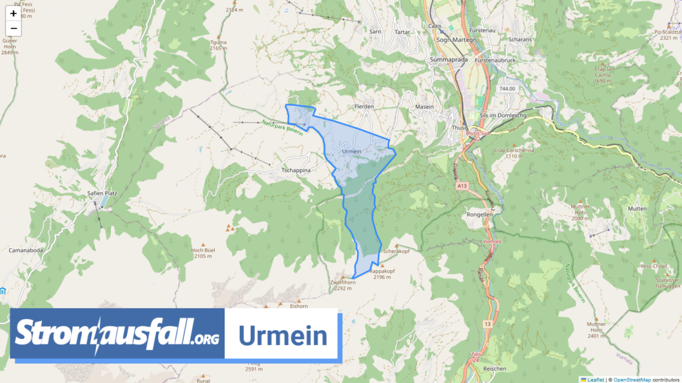 stromausfall ch gemeinde urmein