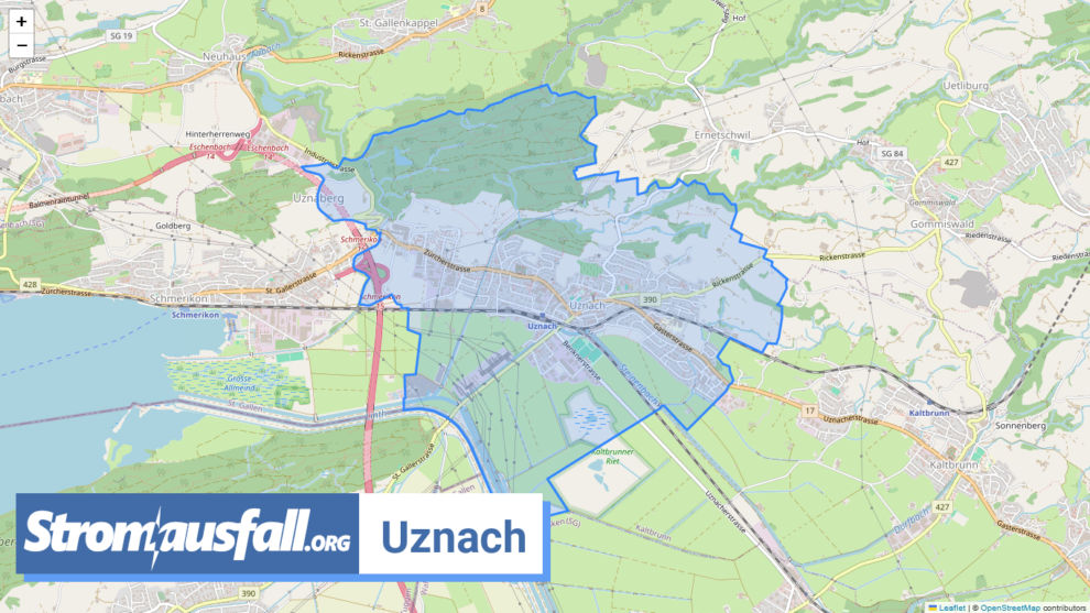 stromausfall ch gemeinde uznach