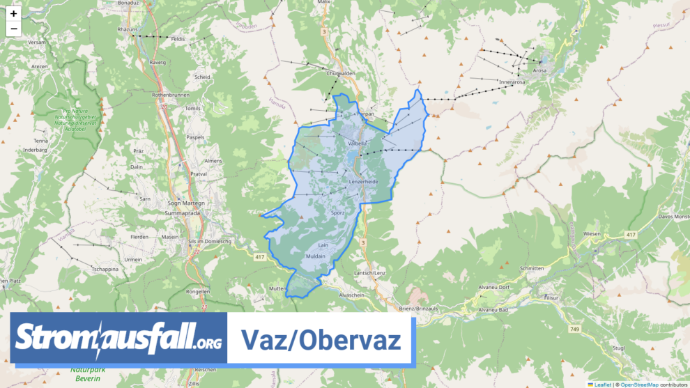 stromausfall ch gemeinde vaz obervaz