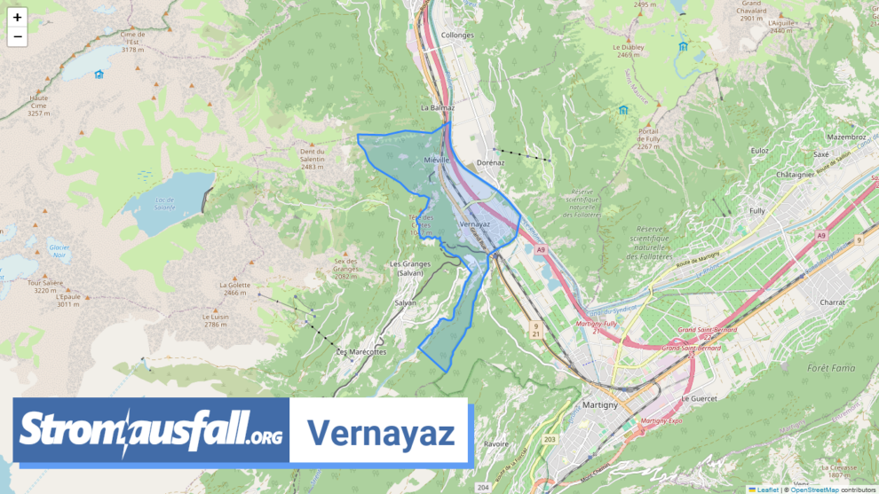 stromausfall ch gemeinde vernayaz