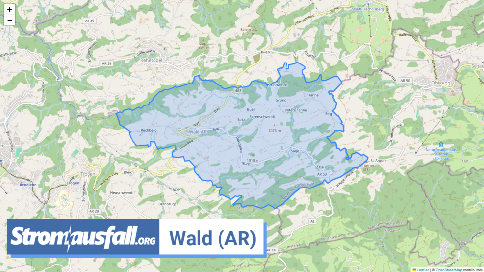 stromausfall ch gemeinde wald ar