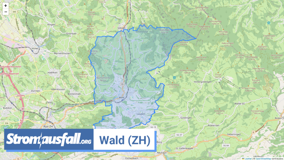 stromausfall ch gemeinde wald zh