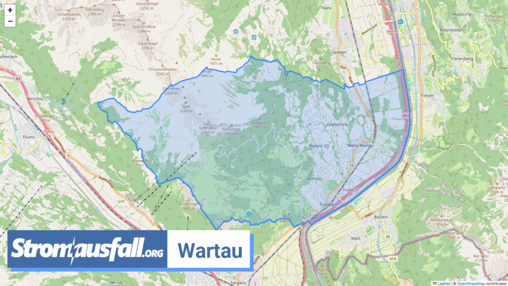 stromausfall ch gemeinde wartau