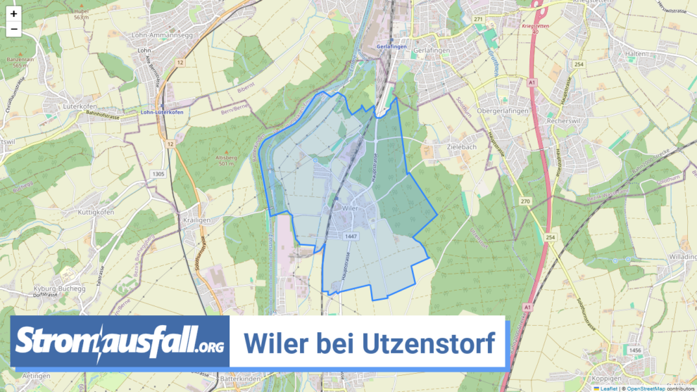 stromausfall ch gemeinde wiler bei utzenstorf