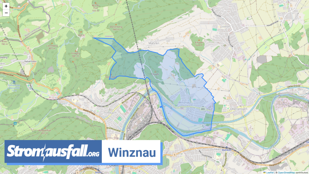 stromausfall ch gemeinde winznau