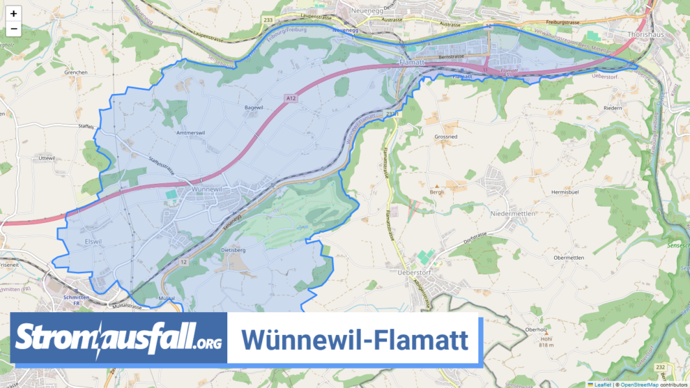 stromausfall ch gemeinde wuennewil flamatt