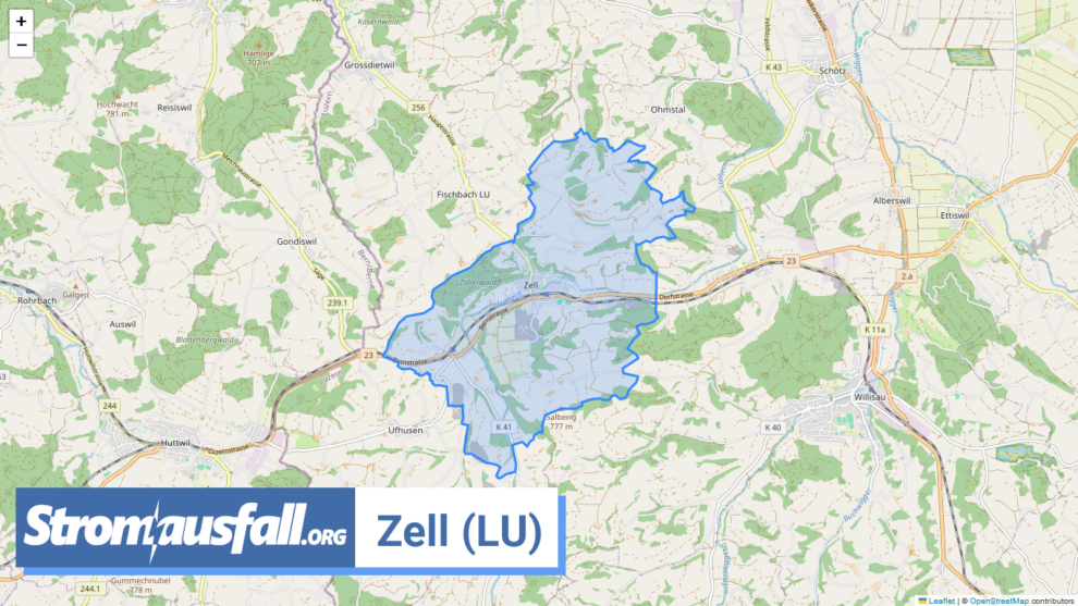 stromausfall ch gemeinde zell lu