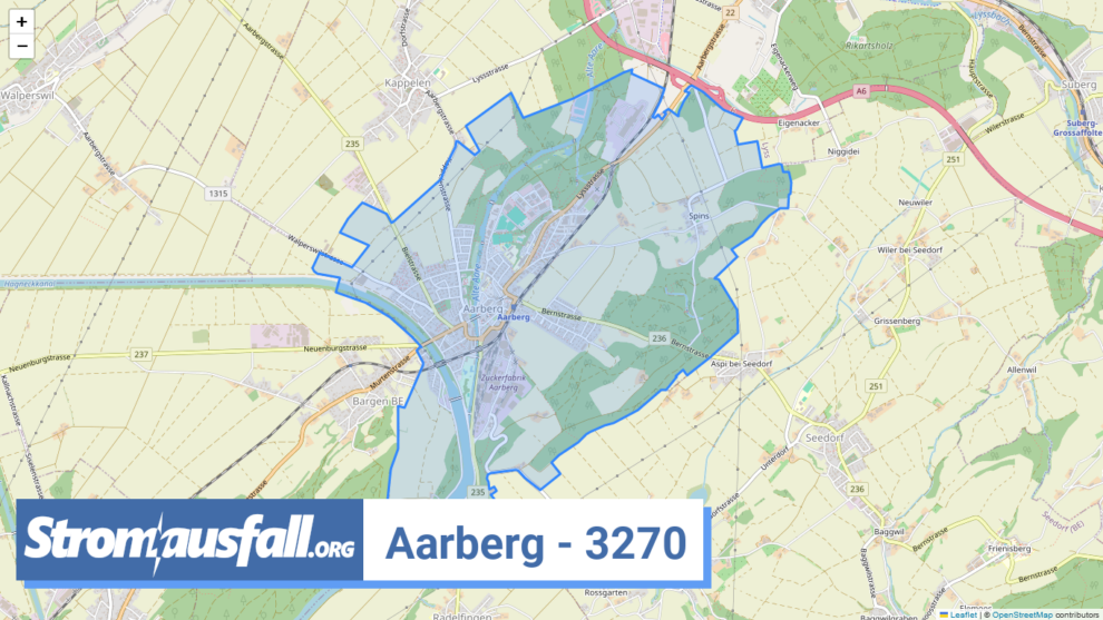 stromausfall ch ortschaft aarberg 3270