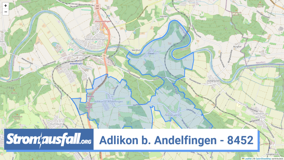 stromausfall ch ortschaft adlikon b. andelfingen 8452