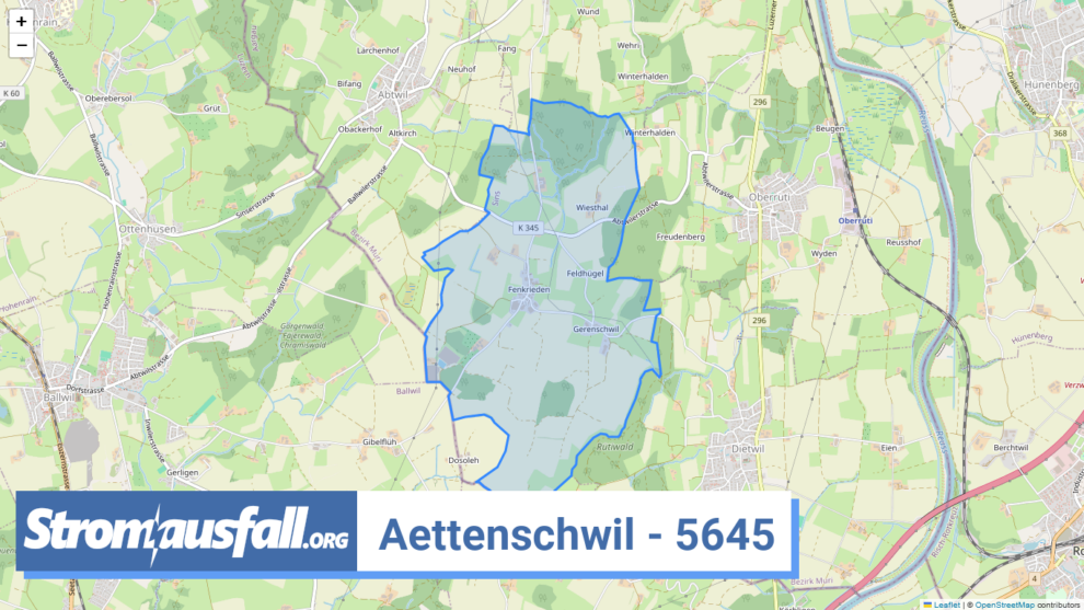 stromausfall ch ortschaft aettenschwil 5645