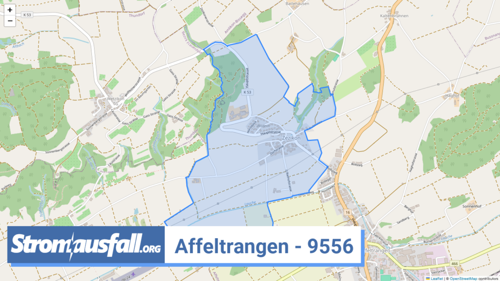 stromausfall ch ortschaft affeltrangen 9556