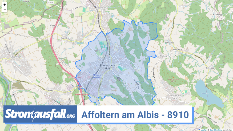 stromausfall ch ortschaft affoltern am albis 8910