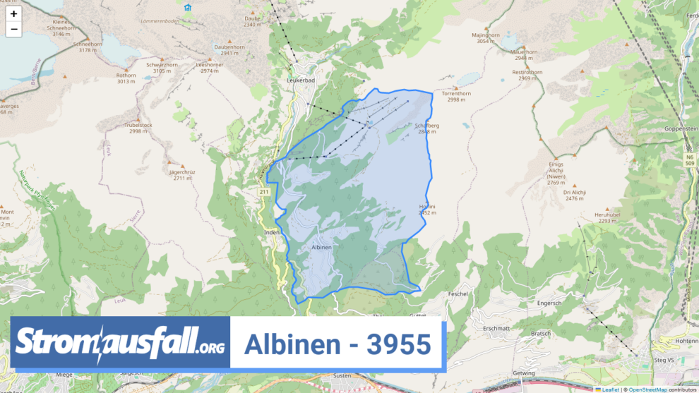 stromausfall ch ortschaft albinen 3955