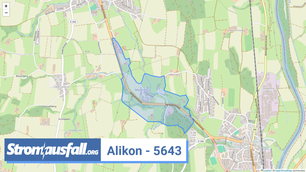 stromausfall ch ortschaft alikon 5643