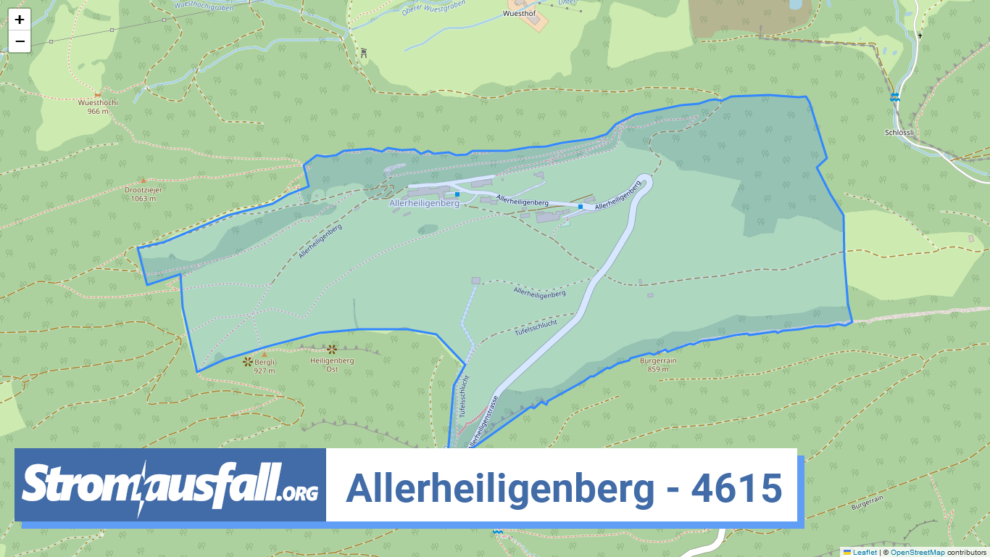 stromausfall ch ortschaft allerheiligenberg 4615