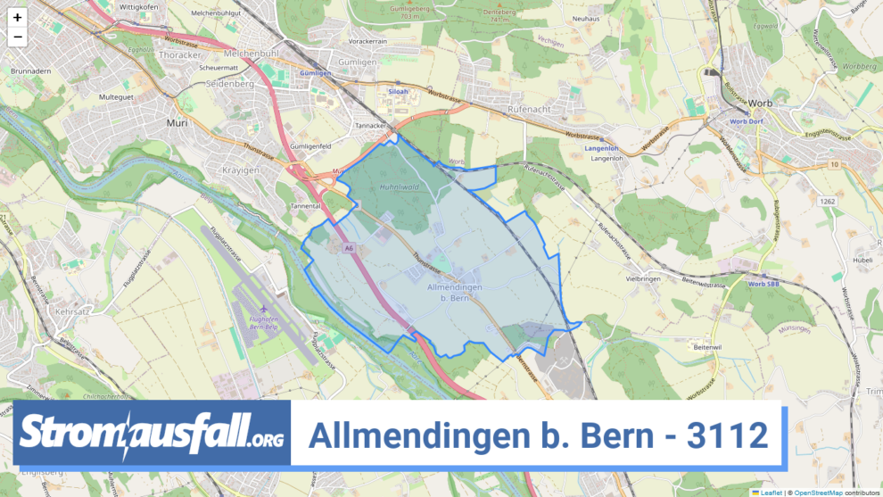 stromausfall ch ortschaft allmendingen b. bern 3112