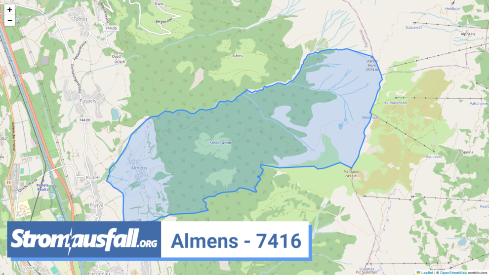 stromausfall ch ortschaft almens 7416