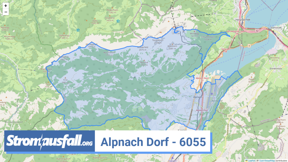 stromausfall ch ortschaft alpnach dorf 6055