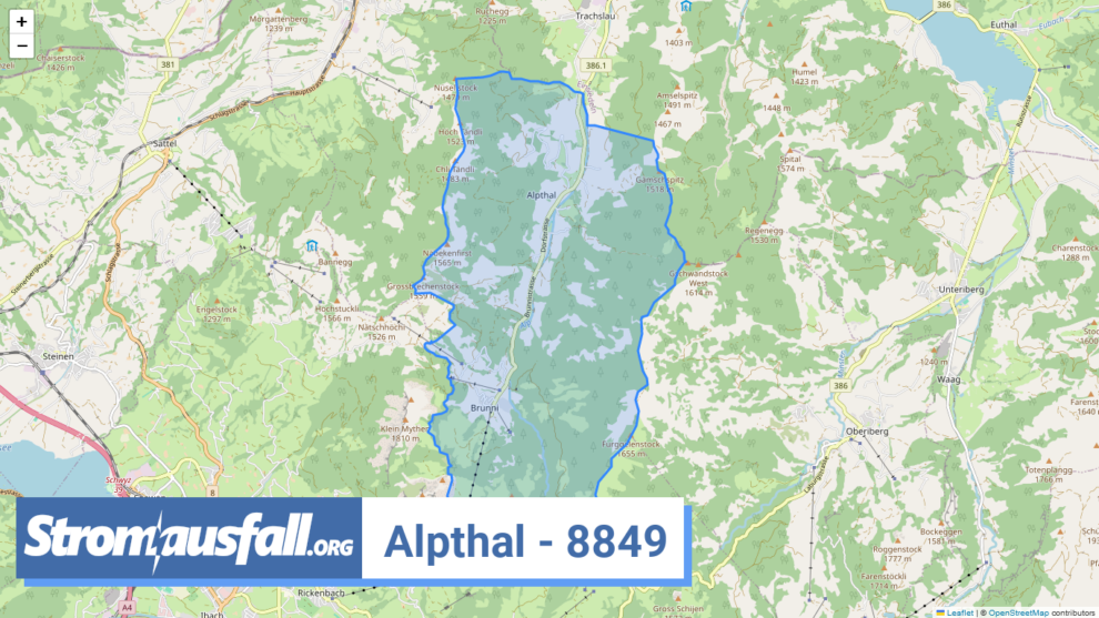 stromausfall ch ortschaft alpthal 8849