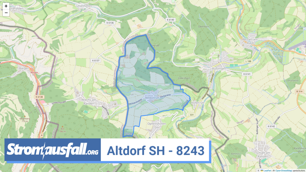 stromausfall ch ortschaft altdorf sh 8243