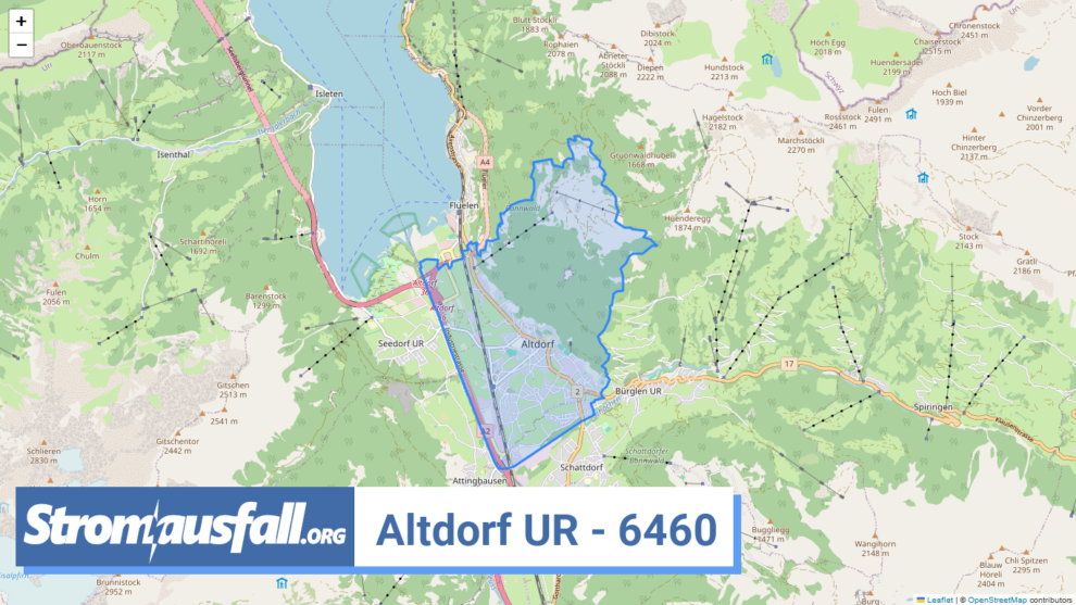 stromausfall ch ortschaft altdorf ur 6460