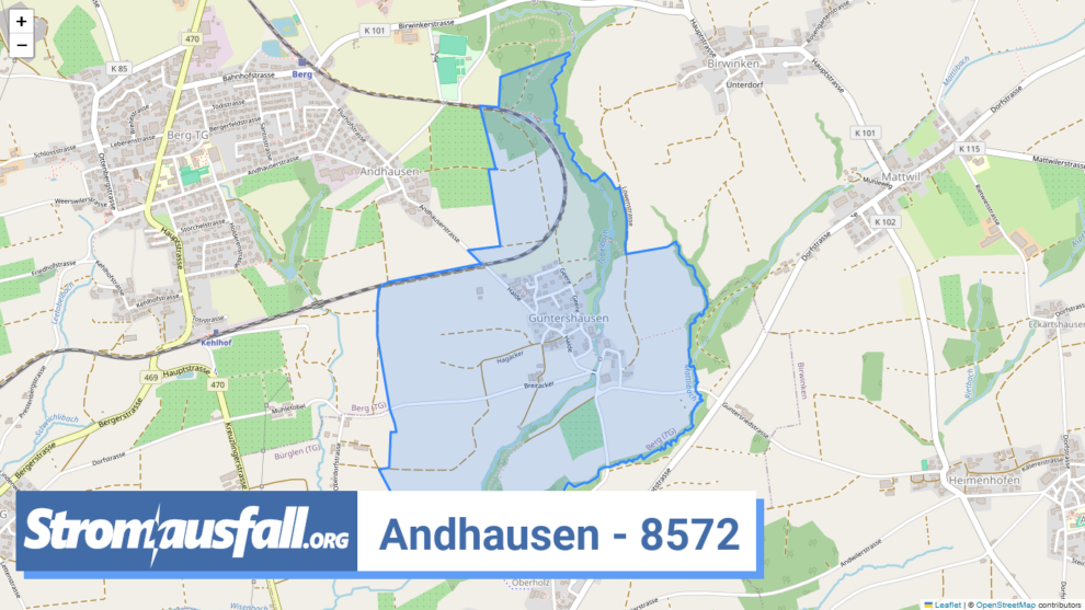 stromausfall ch ortschaft andhausen 8572