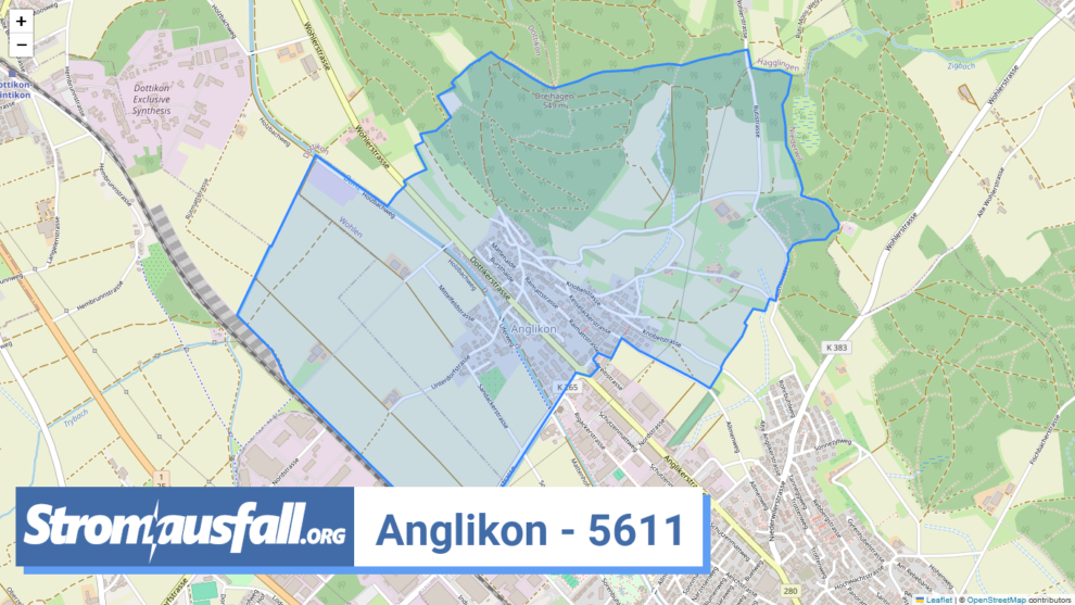 stromausfall ch ortschaft anglikon 5611