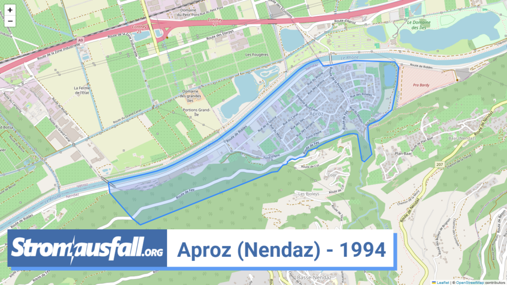 stromausfall ch ortschaft aproz nendaz 1994