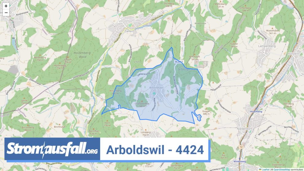 stromausfall ch ortschaft arboldswil 4424