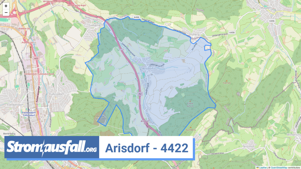 stromausfall ch ortschaft arisdorf 4422