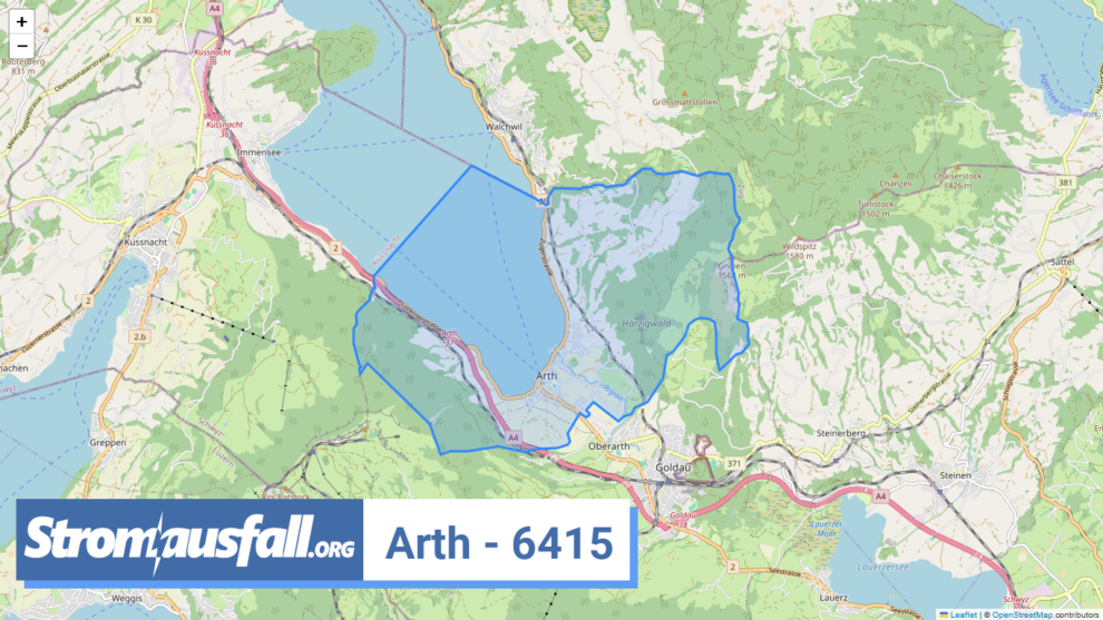 stromausfall ch ortschaft arth 6415