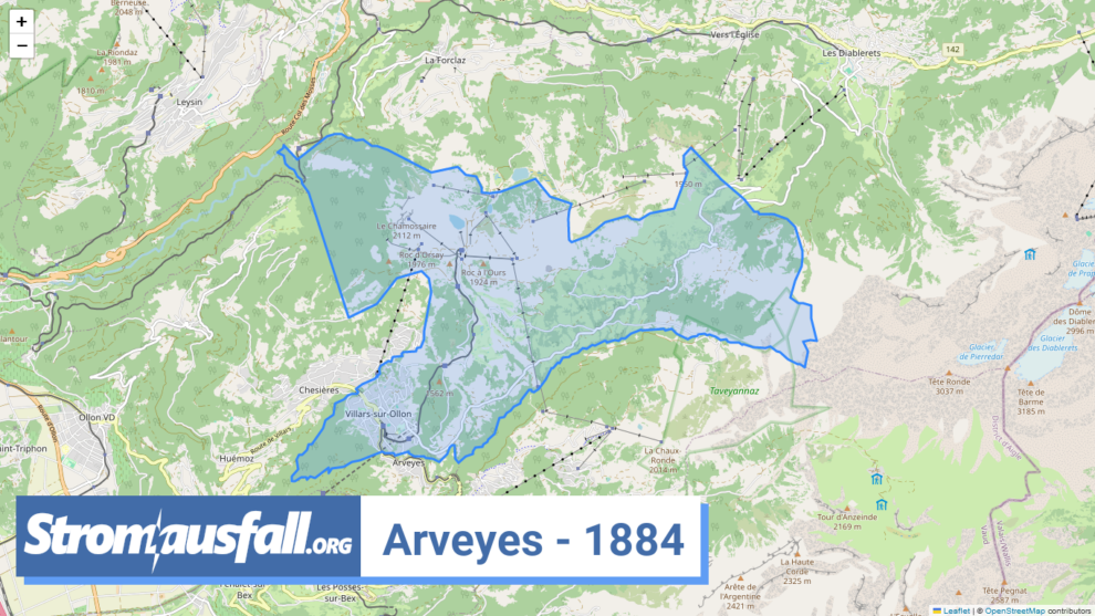 stromausfall ch ortschaft arveyes 1884