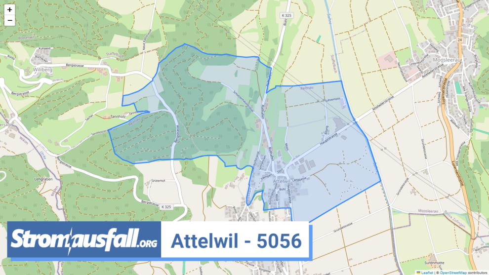 stromausfall ch ortschaft attelwil 5056