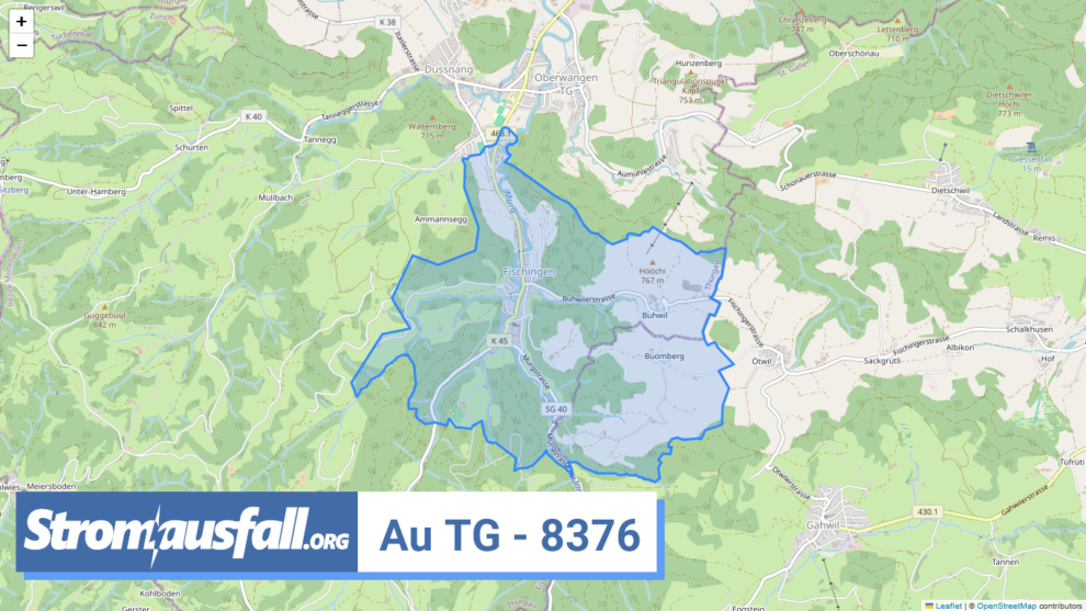 stromausfall ch ortschaft au tg 8376