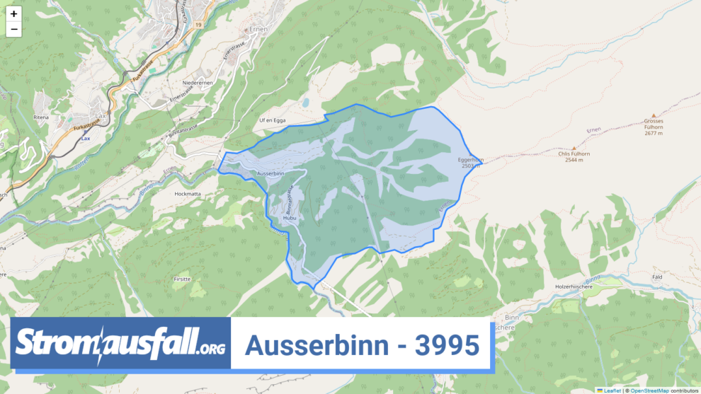 stromausfall ch ortschaft ausserbinn 3995