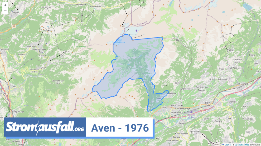 stromausfall ch ortschaft aven 1976