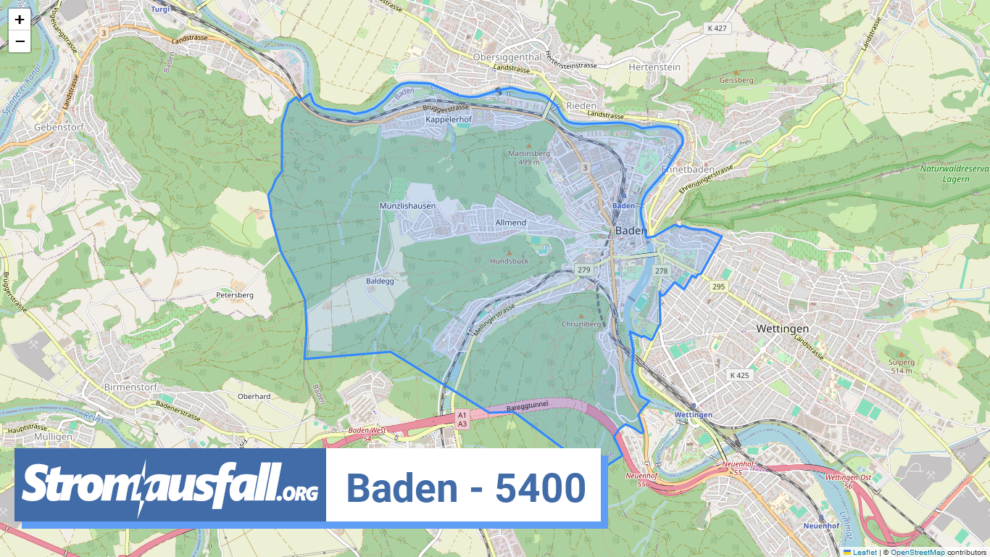 stromausfall ch ortschaft baden 5400