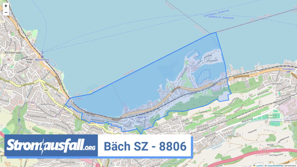 stromausfall ch ortschaft baech sz 8806