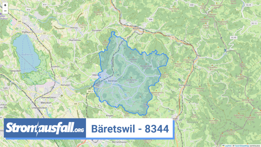 stromausfall ch ortschaft baeretswil 8344