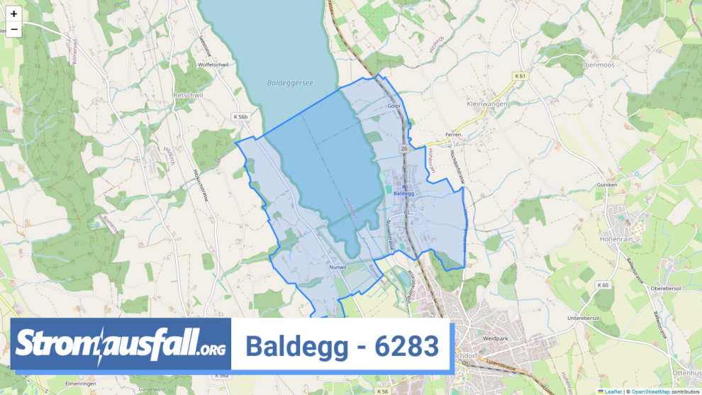 stromausfall ch ortschaft baldegg 6283