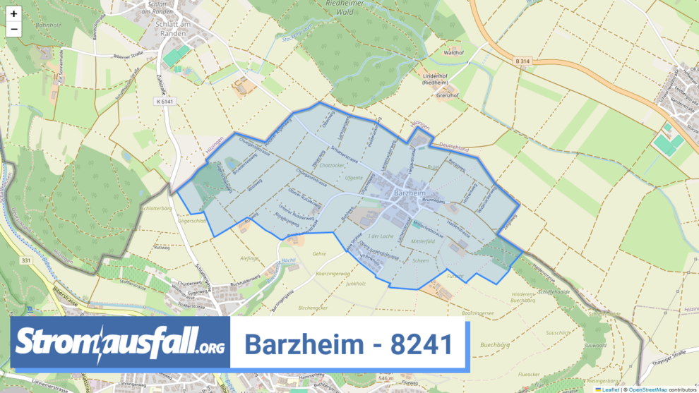 stromausfall ch ortschaft barzheim 8241