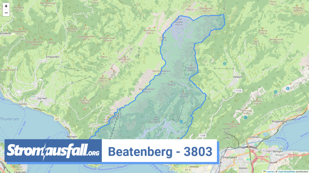 stromausfall ch ortschaft beatenberg 3803