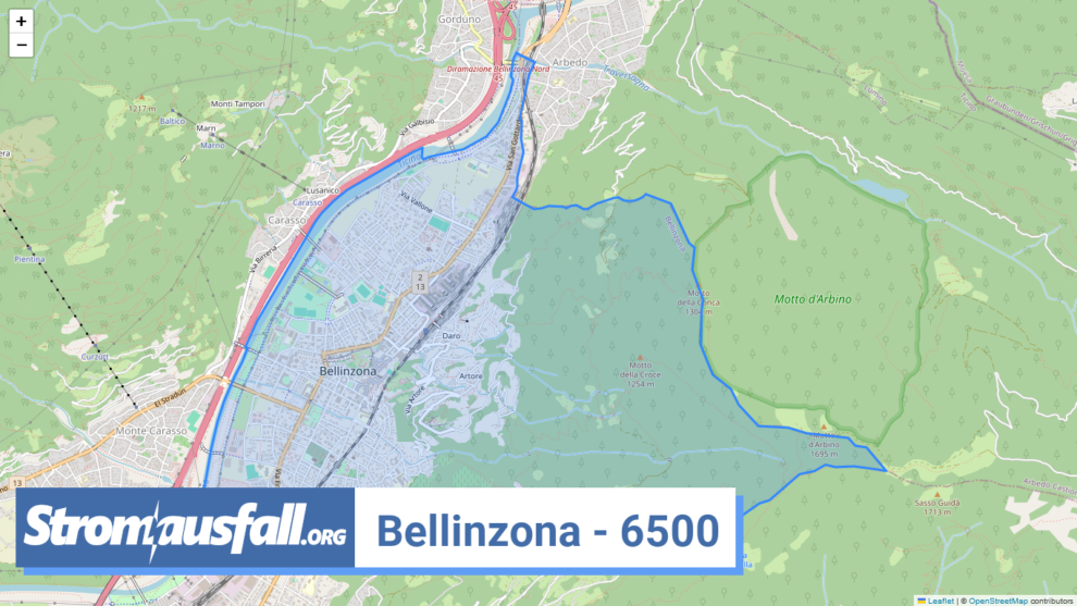 stromausfall ch ortschaft bellinzona 6500