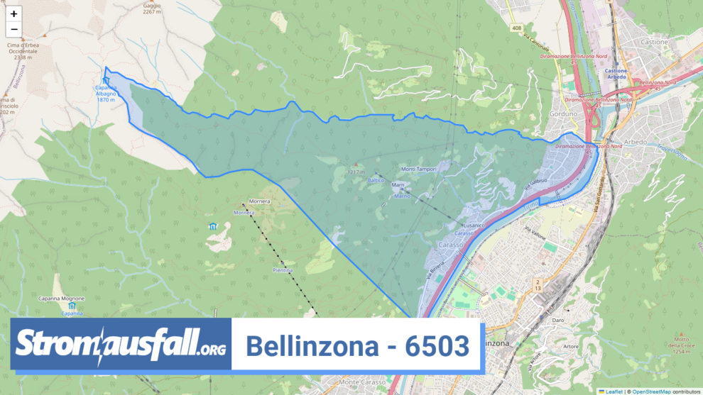 stromausfall ch ortschaft bellinzona 6503