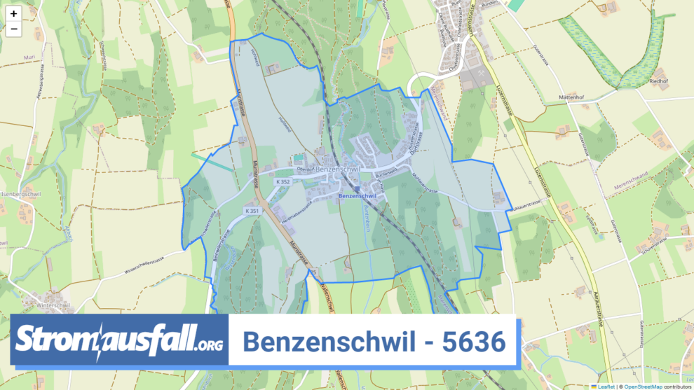 stromausfall ch ortschaft benzenschwil 5636