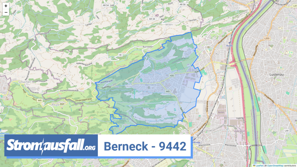 stromausfall ch ortschaft berneck 9442