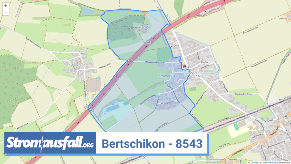 stromausfall ch ortschaft bertschikon 8543